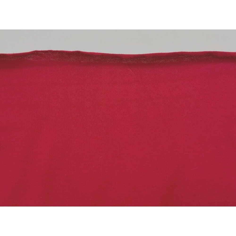 Unbranded Red Knit Stretch Synthetic Vintage Fabric 58"W and 2 2/3 Yards
